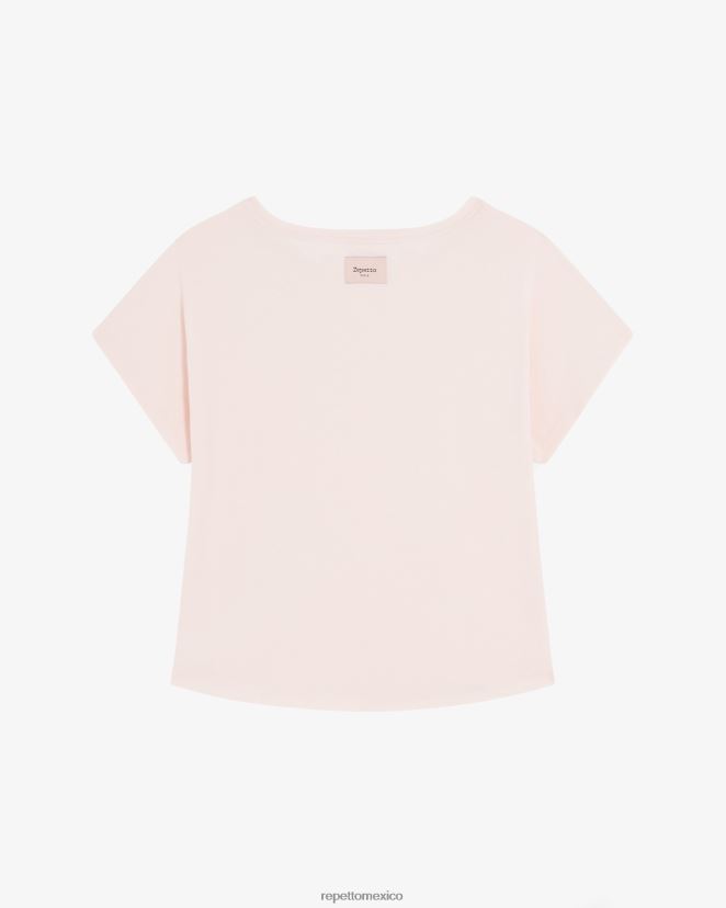 Repetto mujer parte superior de gran tamaño rosa tiza ropa H2NF2L313
