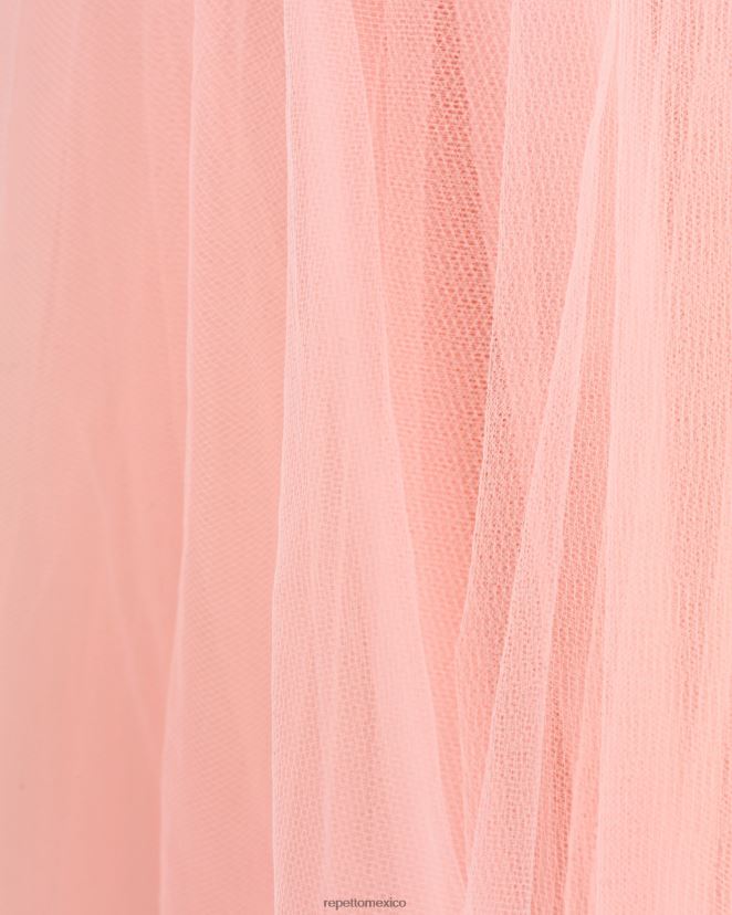 Repetto mujer falda tutú naranja coral ropa H2NF2L387