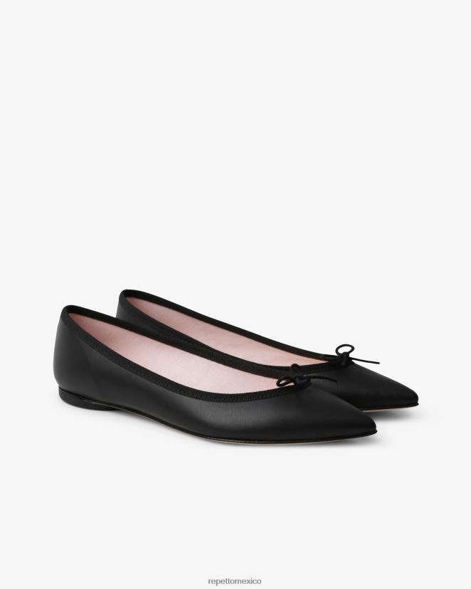 Repetto mujer bailarinas brigitte con punta puntiaguda negro calzado H2NF2L142