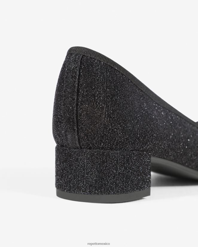 Repetto mujer bailarinas camille - brillantes negro calzado H2NF2L104