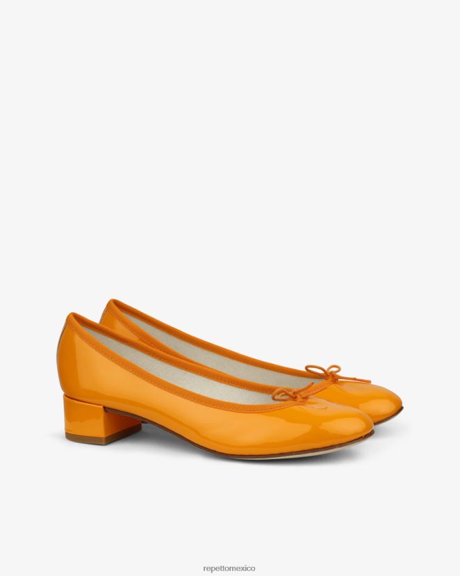 Repetto mujer bailarinas camille naranja caléndula calzado H2NF2L132