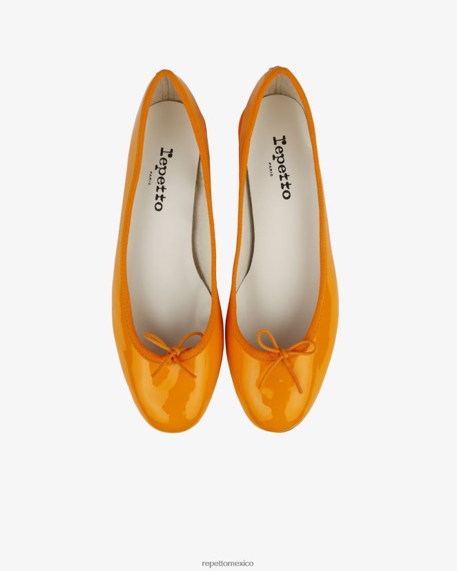 Repetto mujer bailarinas camille naranja caléndula calzado H2NF2L132