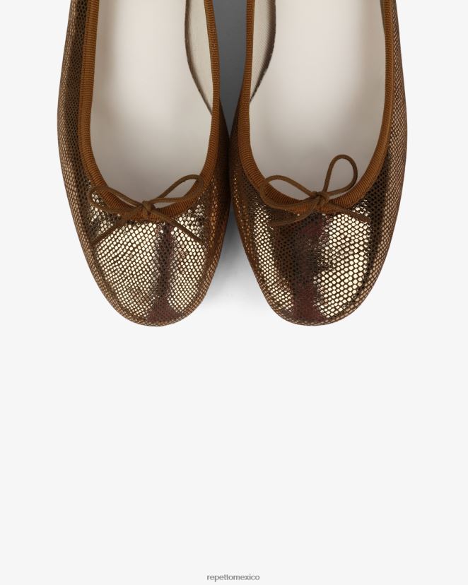 Repetto mujer bailarinas camille oro antiguo calzado H2NF2L15