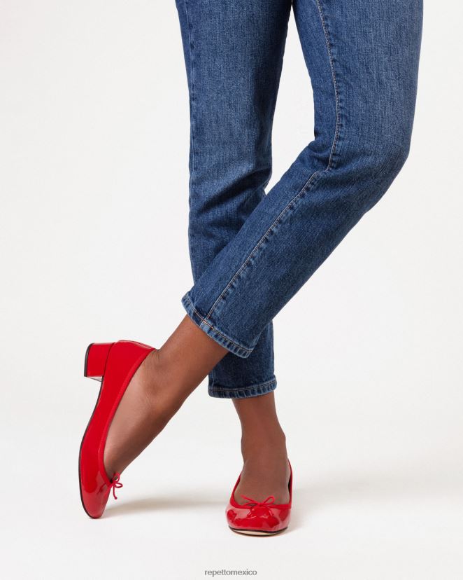 Repetto mujer bailarinas camille rojo llameante calzado H2NF2L57