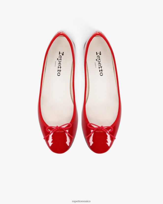 Repetto mujer bailarinas camille rojo llameante calzado H2NF2L57