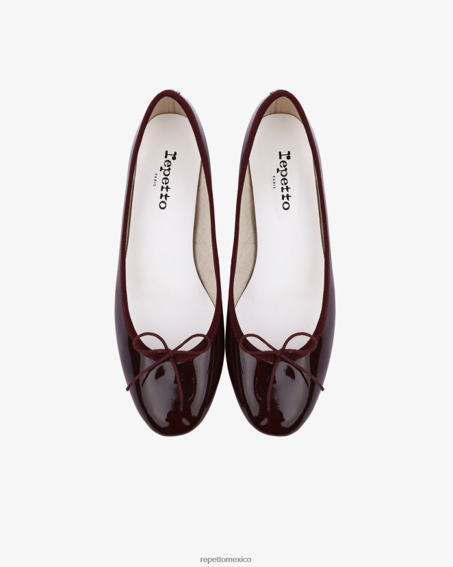 Repetto mujer bailarinas camille rojo vino intenso calzado H2NF2L33