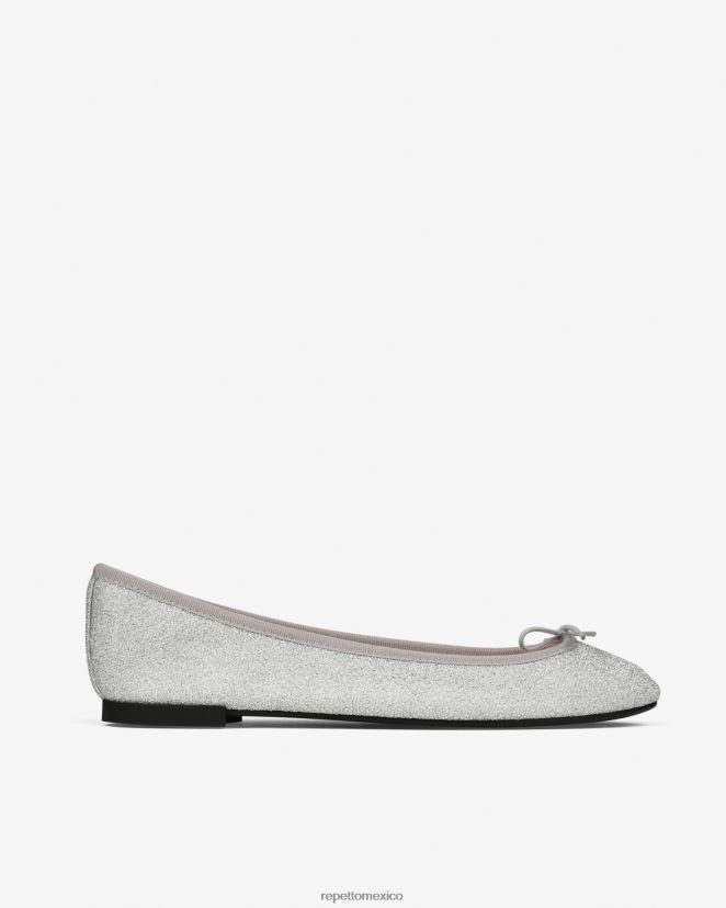 Repetto mujer bailarinas cendrillon - veganas - brillantes plata calzado H2NF2L87