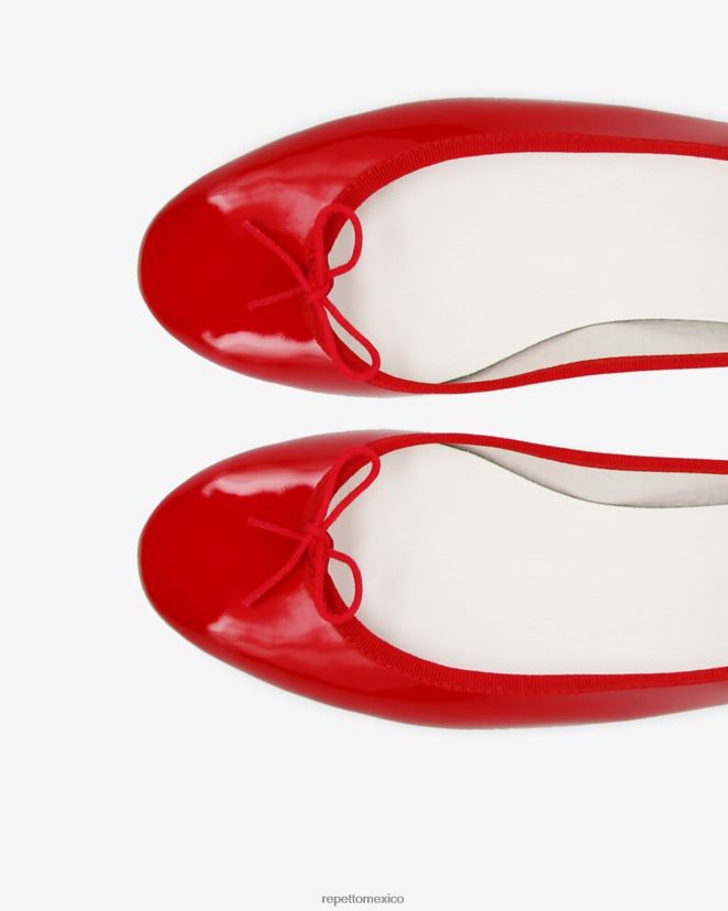 Repetto mujer bailarinas cendrillon - veganas rojo llameante calzado H2NF2L121
