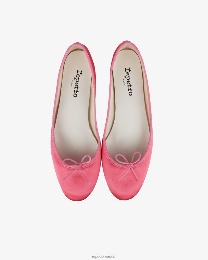 Repetto mujer bailarinas cenicienta - satén fiesta rosa calzado H2NF2L41