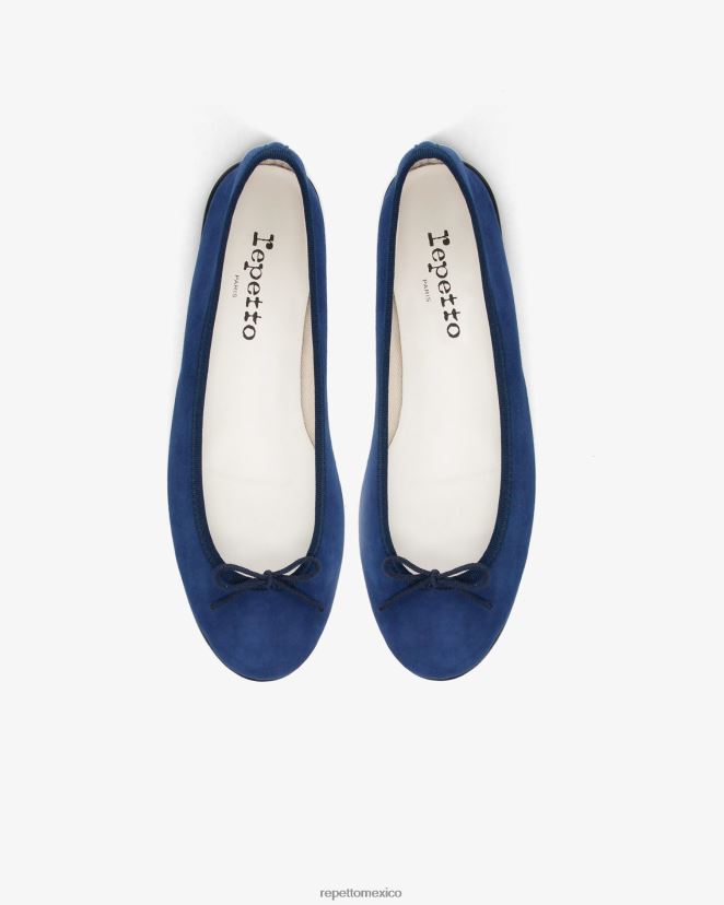 Repetto mujer bailarinas de cenicienta Azul marino calzado H2NF2L131