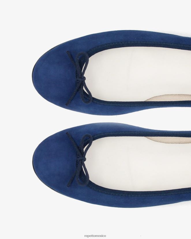 Repetto mujer bailarinas de cenicienta Azul marino calzado H2NF2L131