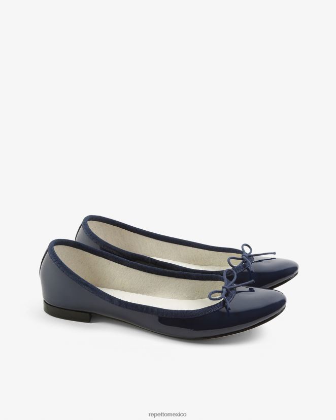 Repetto mujer bailarinas de cenicienta Azul marino calzado H2NF2L84