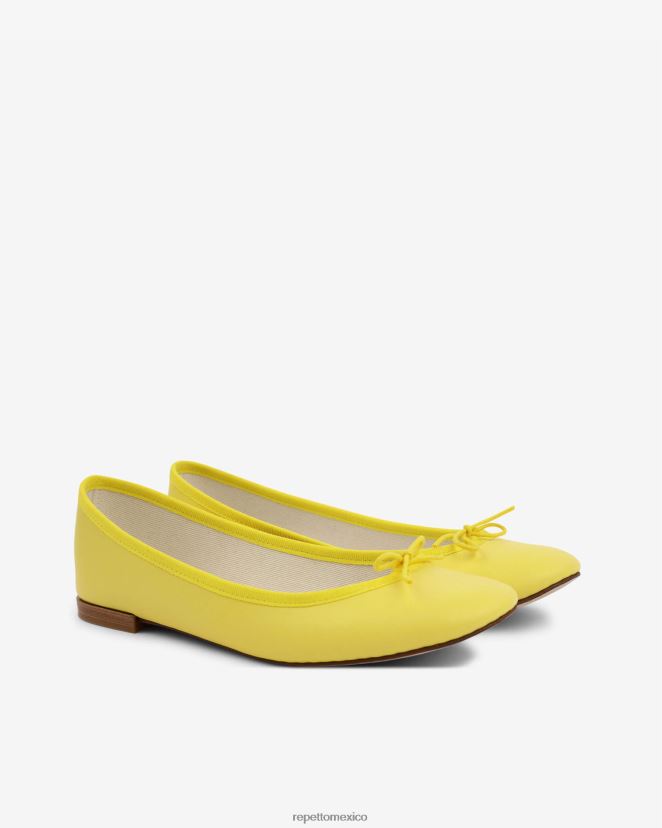 Repetto mujer bailarinas de cenicienta Limon amarillo calzado H2NF2L119
