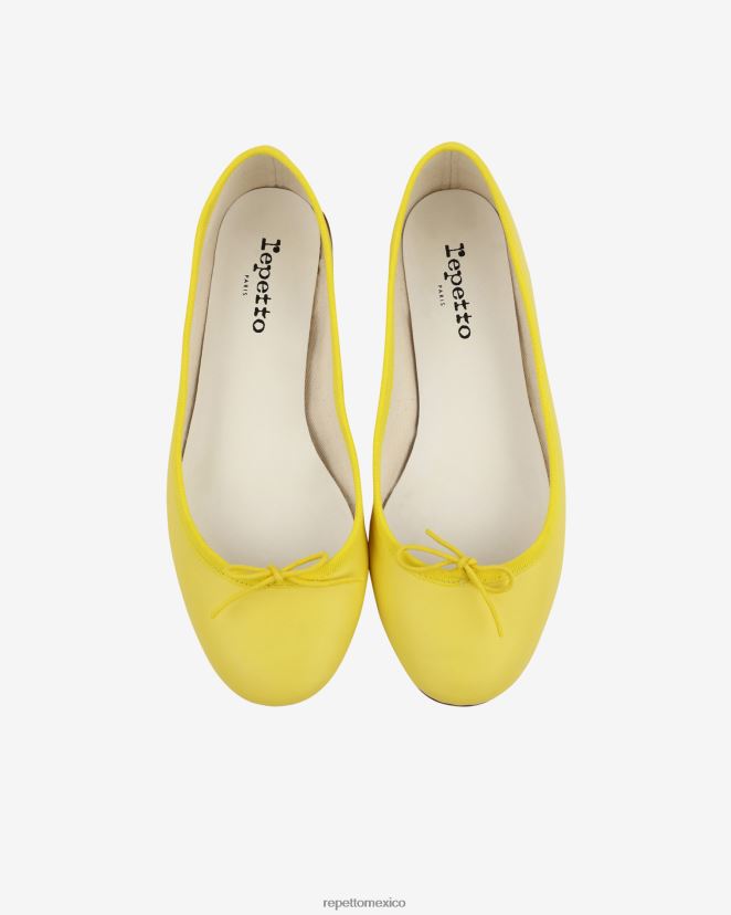 Repetto mujer bailarinas de cenicienta Limon amarillo calzado H2NF2L119
