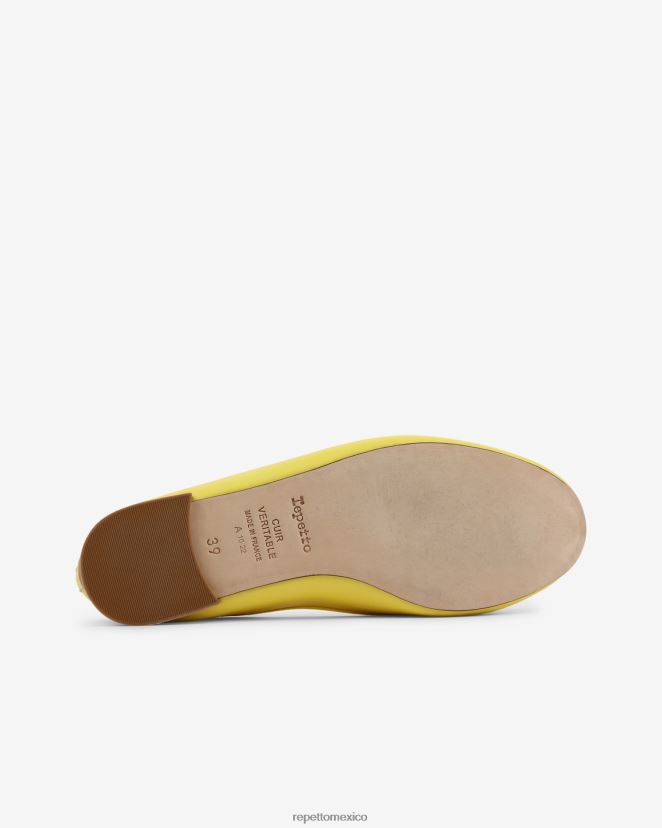 Repetto mujer bailarinas de cenicienta Limon amarillo calzado H2NF2L119