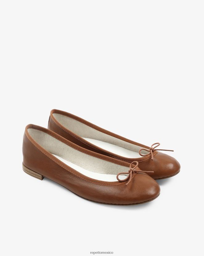 Repetto mujer bailarinas de cenicienta camello cubano calzado H2NF2L145