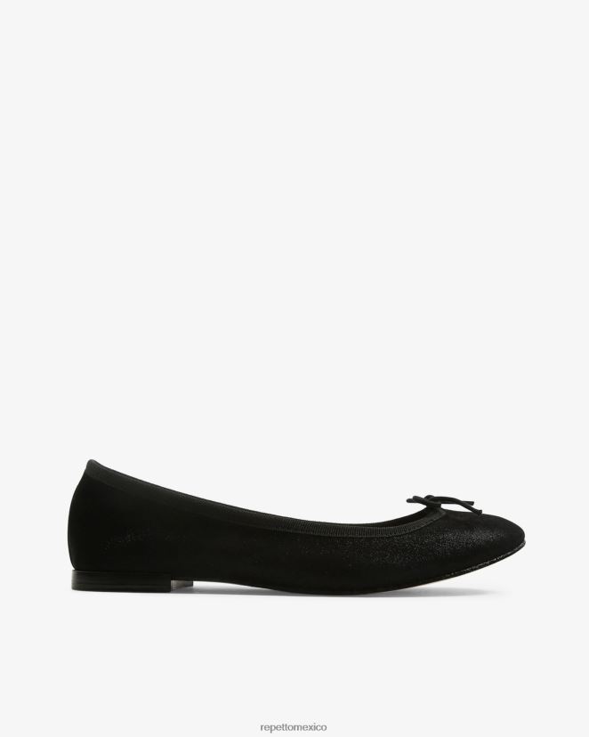 Repetto mujer bailarinas de cenicienta carbón negro calzado H2NF2L138