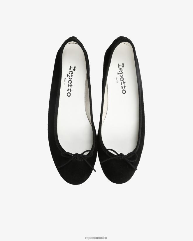 Repetto mujer bailarinas de cenicienta negro calzado H2NF2L137