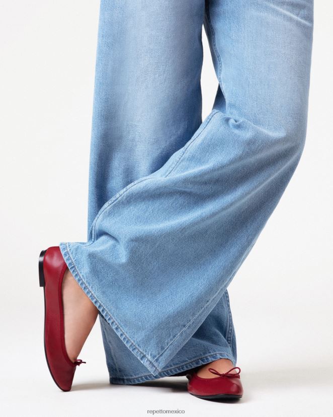 Repetto mujer bailarinas de cenicienta ópera roja calzado H2NF2L79