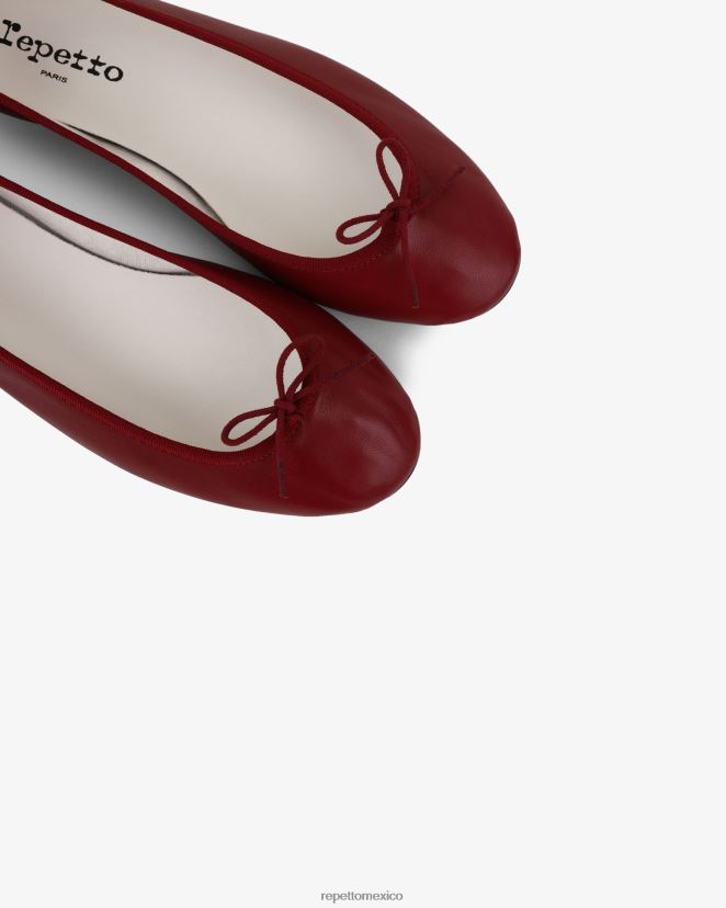 Repetto mujer bailarinas de cenicienta ópera roja calzado H2NF2L79