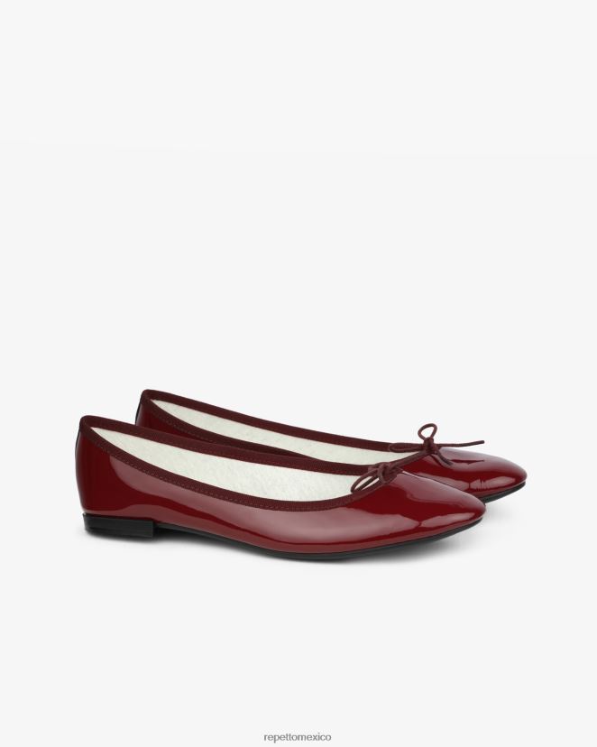 Repetto mujer bailarinas de cenicienta rojo pommard calzado H2NF2L3