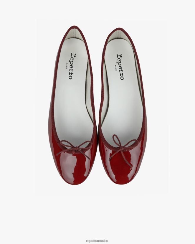 Repetto mujer bailarinas de cenicienta rojo pommard calzado H2NF2L3