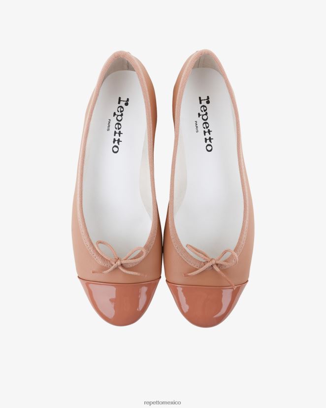 Repetto mujer bailarinas de flora clavel desnudo calzado H2NF2L117