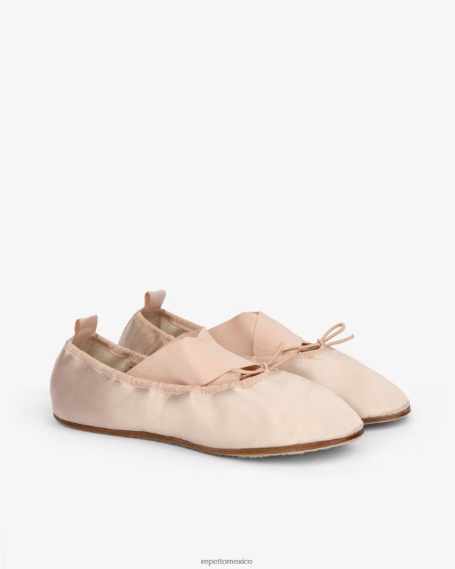 Repetto mujer bailarinas gianna - satén rosa icónico calzado H2NF2L38