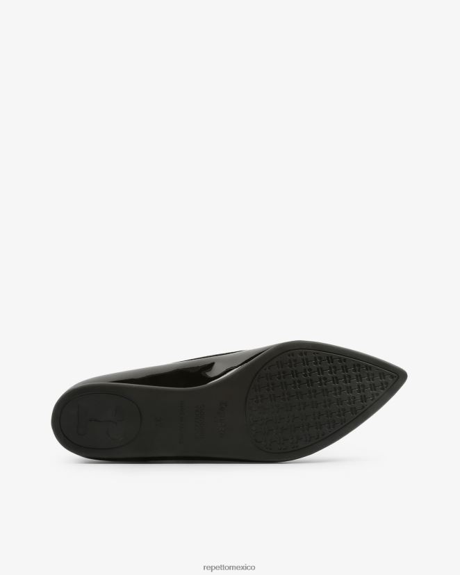 Repetto mujer bailarinas junon con punta puntiaguda negro calzado H2NF2L143