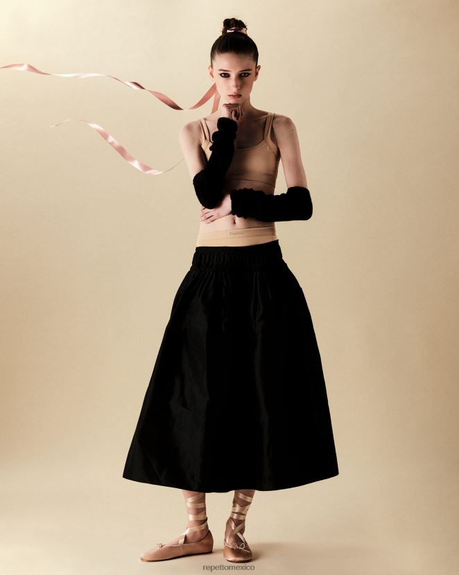 Repetto mujer bailarinas sophia - satén beige cachemira calzado H2NF2L21