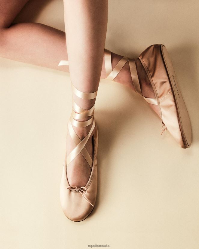 Repetto mujer bailarinas sophia - satén beige calzado H2NF2L44