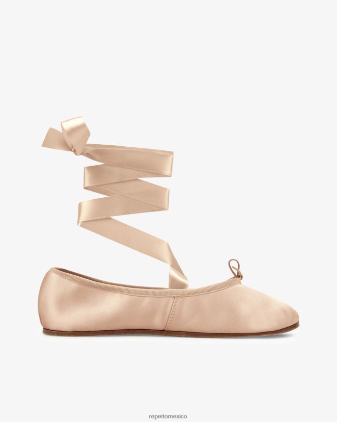 Repetto mujer bailarinas sophia - satén beige calzado H2NF2L44