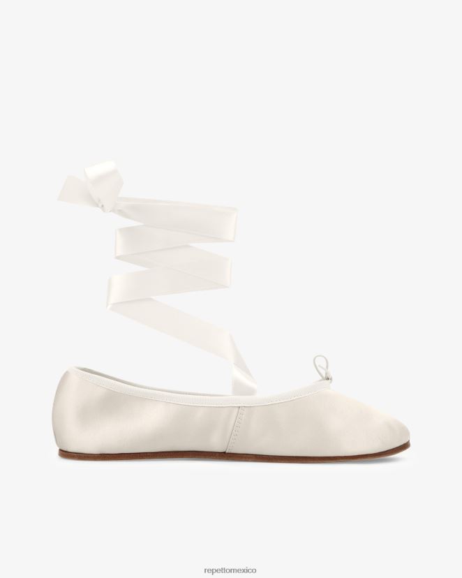 Repetto mujer bailarinas sophia - satén blanco marfil calzado H2NF2L49