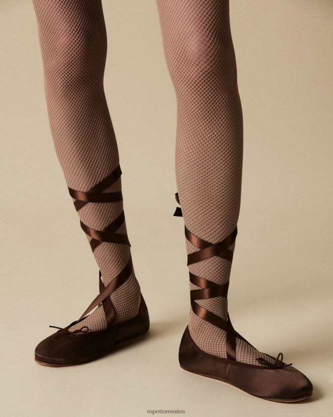 Repetto mujer bailarinas sophia - satén marrón moca calzado H2NF2L32