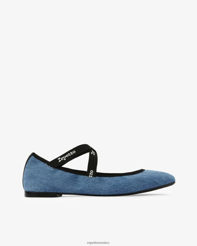 Repetto mujer joana mary janes azul everest calzado H2NF2L65