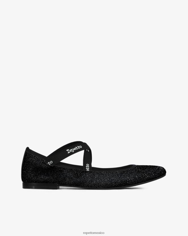 Repetto mujer joana merceditas - brillante negro calzado H2NF2L29