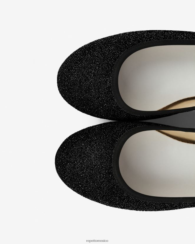 Repetto mujer joana merceditas - brillante negro calzado H2NF2L29