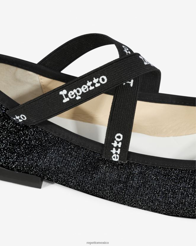 Repetto mujer joana merceditas - brillante negro calzado H2NF2L29