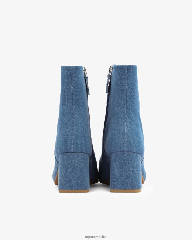 Repetto mujer botines phoebe azul everest calzado H2NF2L260