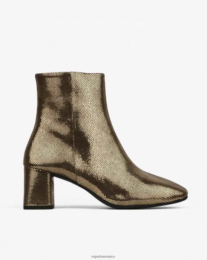 Repetto mujer botines phoebe oro antiguo calzado H2NF2L192