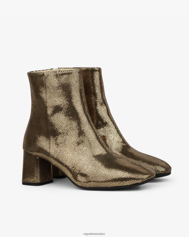 Repetto mujer botines phoebe oro antiguo calzado H2NF2L192