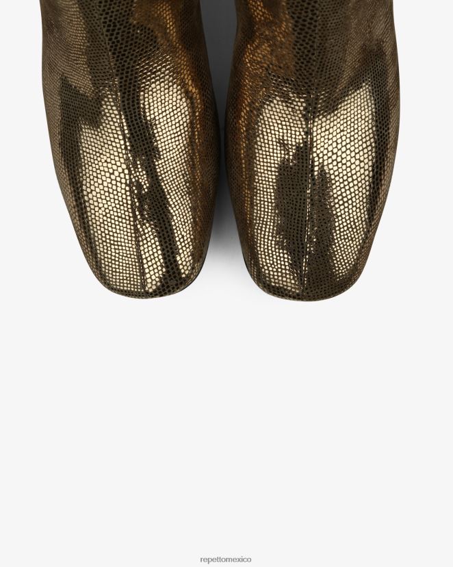Repetto mujer botines phoebe oro antiguo calzado H2NF2L192