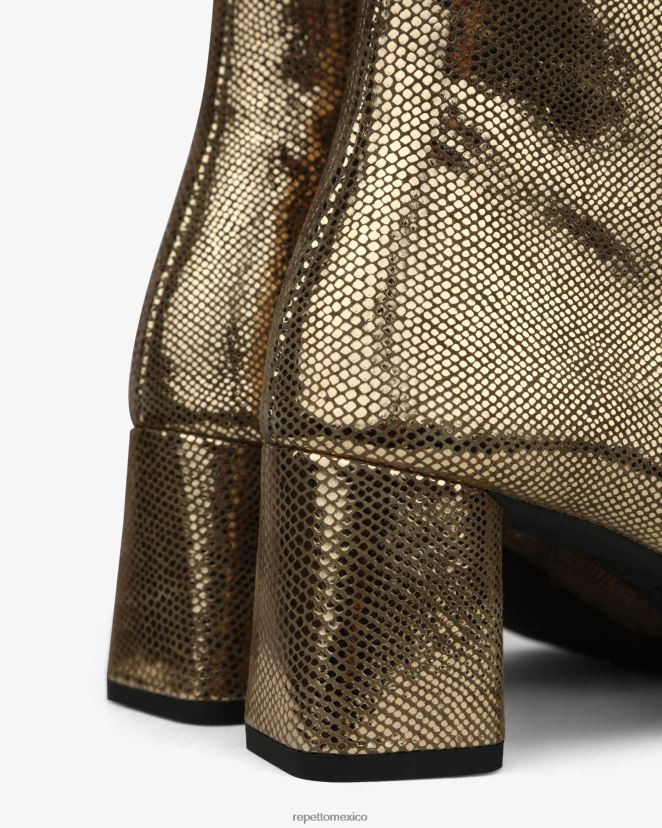 Repetto mujer botines phoebe oro antiguo calzado H2NF2L192