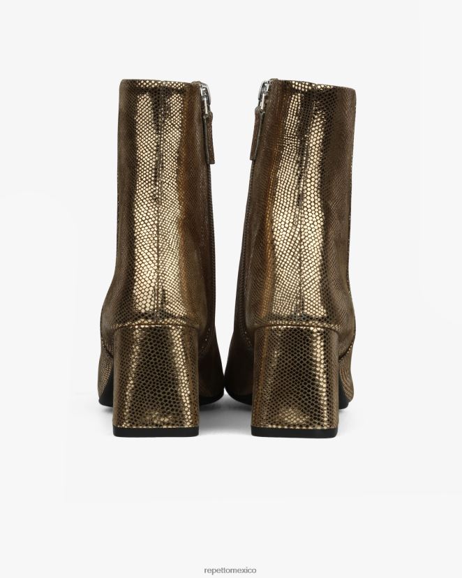 Repetto mujer botines phoebe oro antiguo calzado H2NF2L192