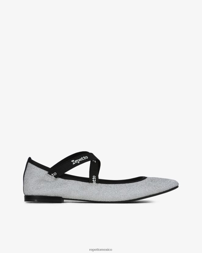 Repetto mujer joana merceditas - brillante plata calzado H2NF2L161