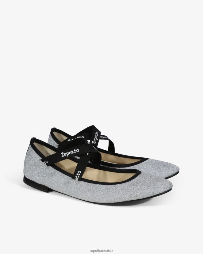 Repetto mujer joana merceditas - brillante plata calzado H2NF2L161