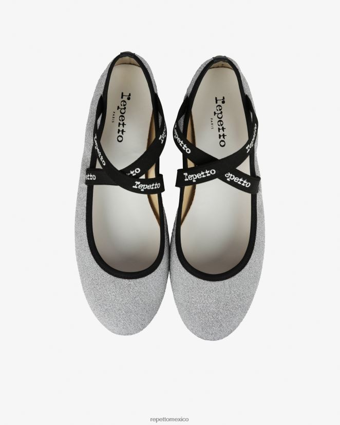 Repetto mujer joana merceditas - brillante plata calzado H2NF2L161