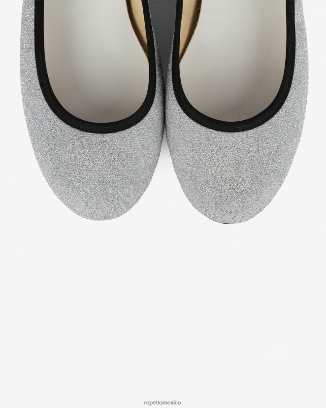 Repetto mujer joana merceditas - brillante plata calzado H2NF2L161