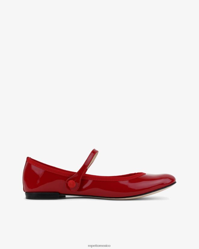Repetto mujer lio mary janes rojo llameante calzado H2NF2L168