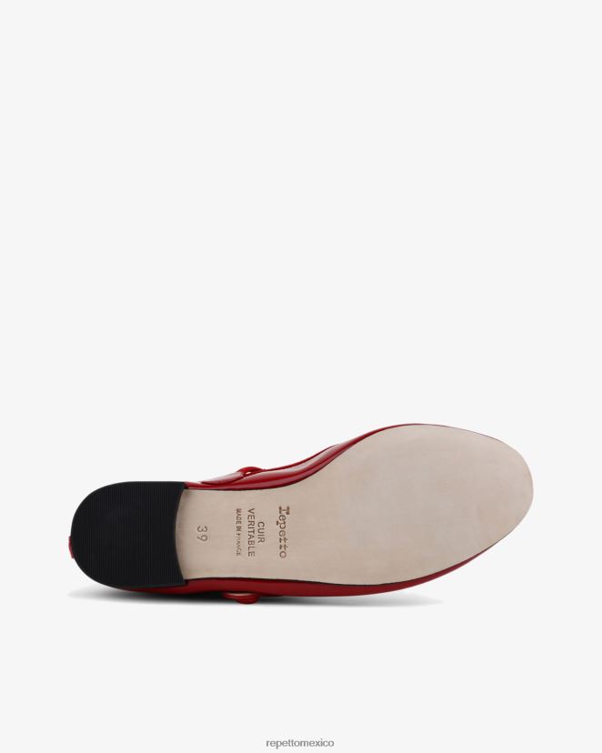 Repetto mujer lio mary janes rojo llameante calzado H2NF2L168